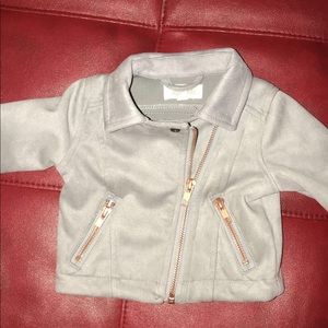 Babygirl suede grey jacket